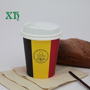 8oz 250ml Papier Kaffeetasse Design Hersteller