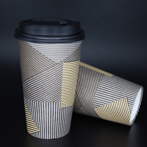 Einweg-Kaffeetasse aus einwandigem Papier